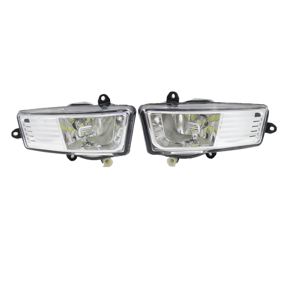 2pcs Car LED Fog Light For Audi A6 C6 Avant S6 2009 2010 2011 Car-styling Front Bumper LED Fog Lamp Fog Light With Bulbs