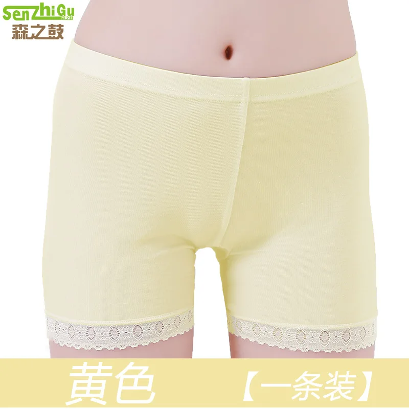 Senzhigu new underwear development period girl thin underwear comfortable anti light solid color safety pants wholesale