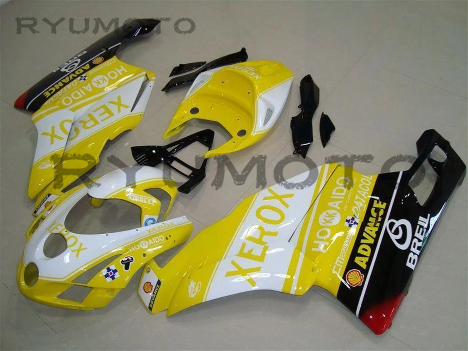 New ABS Motorcycle Injection Mold Fairing Kit Fit For Ducati 749 999 03 04 05 2003 2004 2005 06 Bodywork Fairings yellow