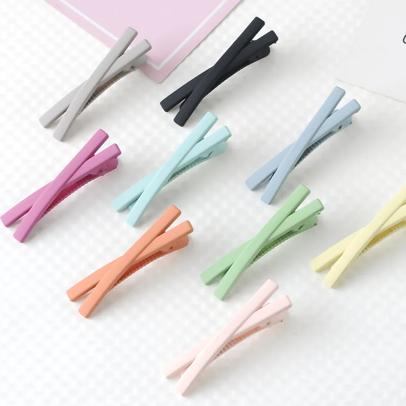New Candy color Bowknot Hairpins Hair Barrettes Children Hair Accessories for Women Cute Girls Headwear Bow modeling Hair Clips