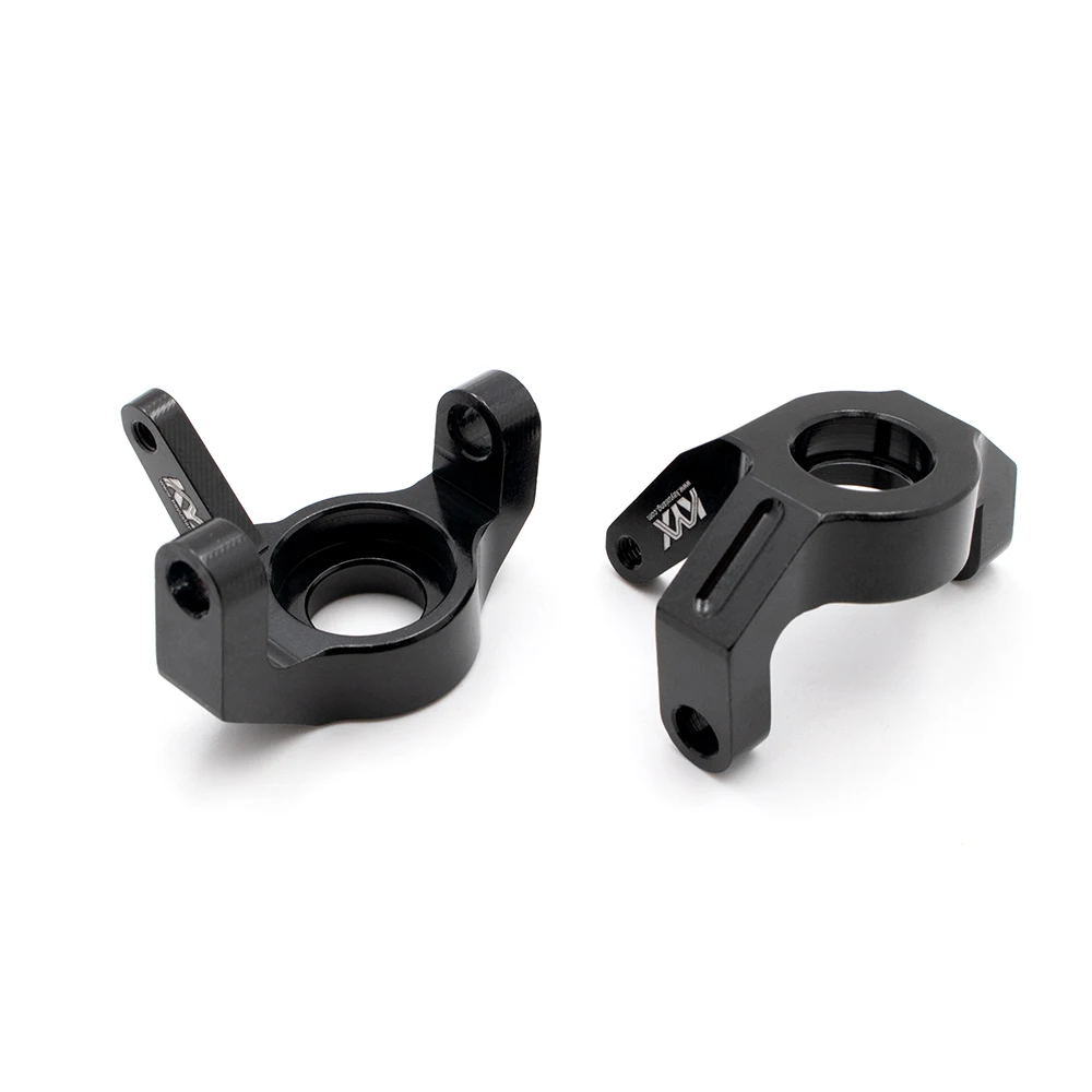 KYX Racing Heavy Duty Aluminum Alloy CNC Machined Front Steering Knuckles Upgrades Parts for RC Crawler Car Axial Wraith 90048