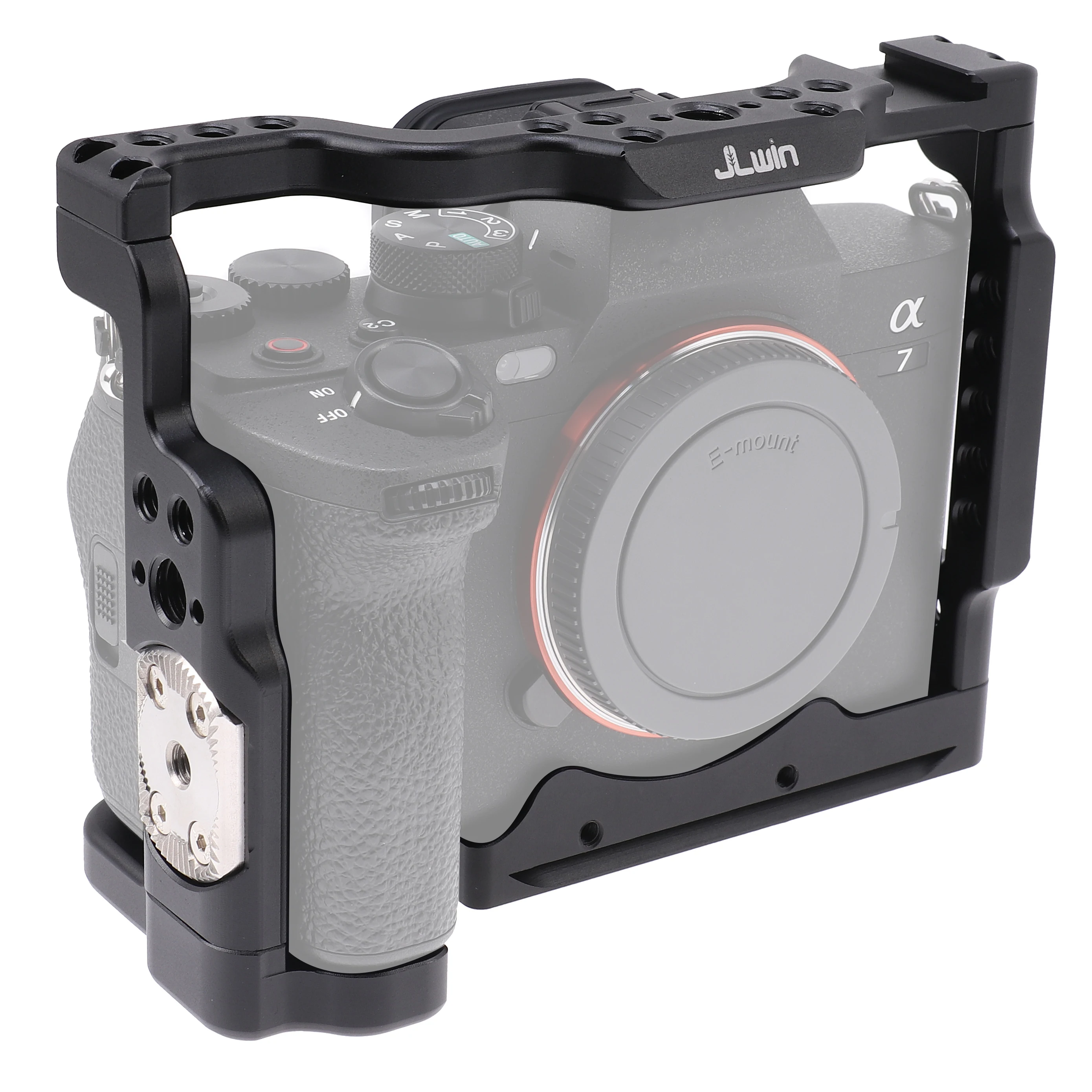 FOTGA alluminio DSLR gabbia per fotocamera telaio di estensione impugnatura superiore per fotocamera Sony A7IV A7M4 A7S3