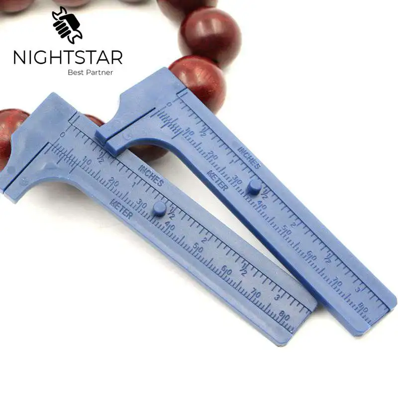 Mini Plastic Vernier Caliper Gauge Micrometer 80MM Mini Ruler Accurate Measurement Tools Standard Vernier Caliper