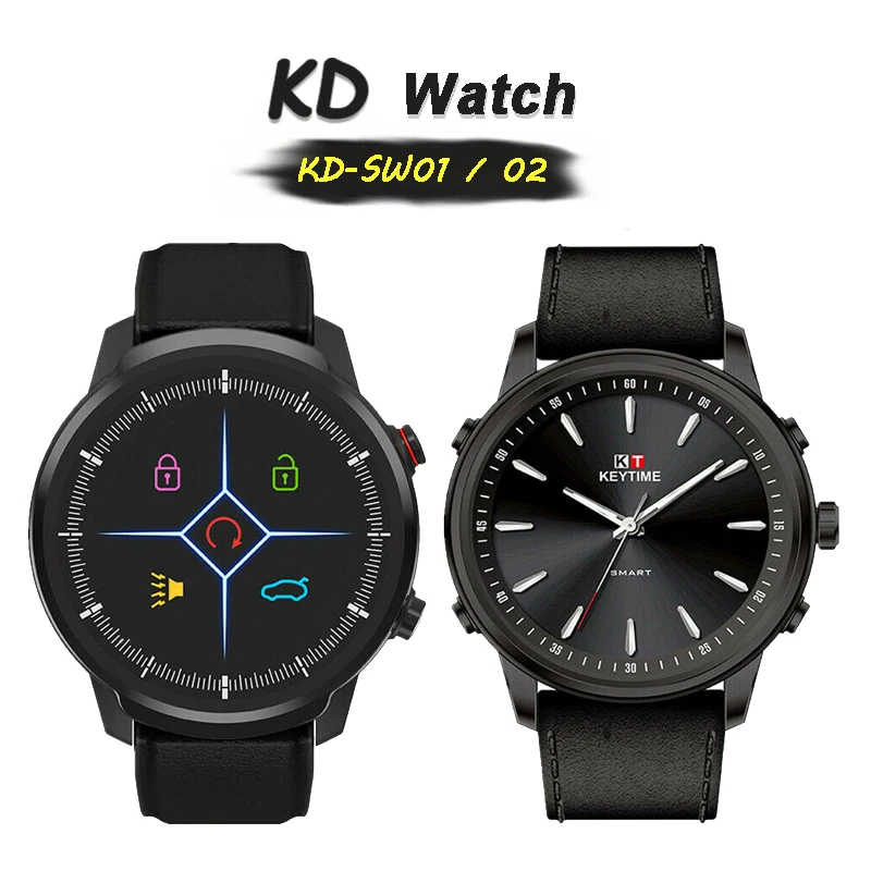 KEYECU  KD-SW01 / KD-SW02 Remote Control KEYDIY Smart Watch, Generate as Smart Key Fob for KD-X2 Key Programmer