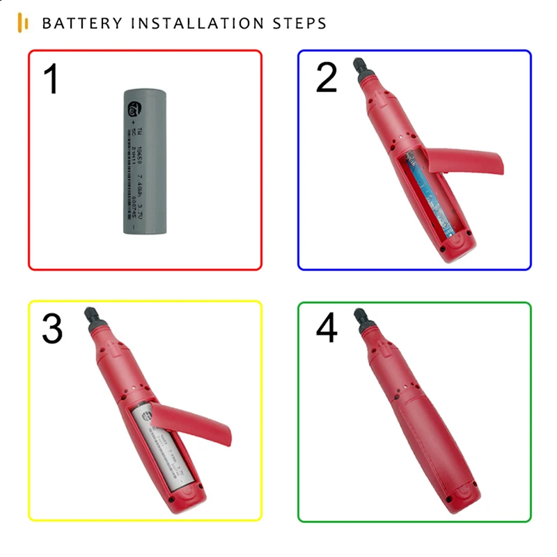 Mini amoladora inalámbrica extraíble con batería recargable, herramienta rotativa de grabado LED Variable de 5 velocidades, Dremel