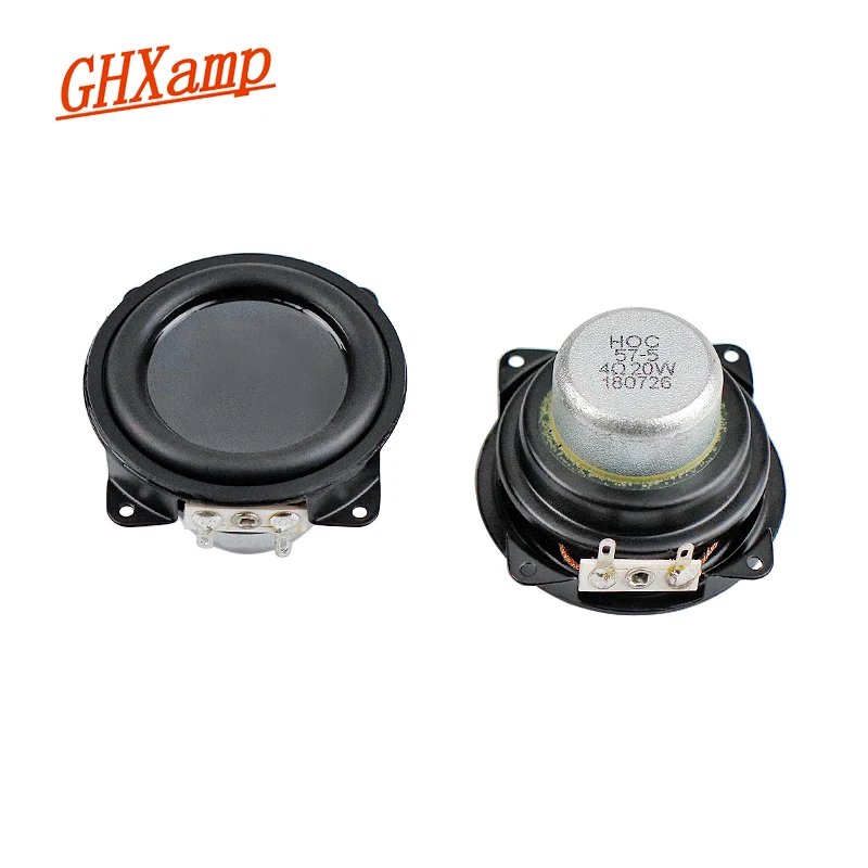 GHXAMP For JBL 4OHM 20W 56mm Full Range Speaker Full-bodied Vocals Trong Bass Neodymium Built-in Type 1Pairs