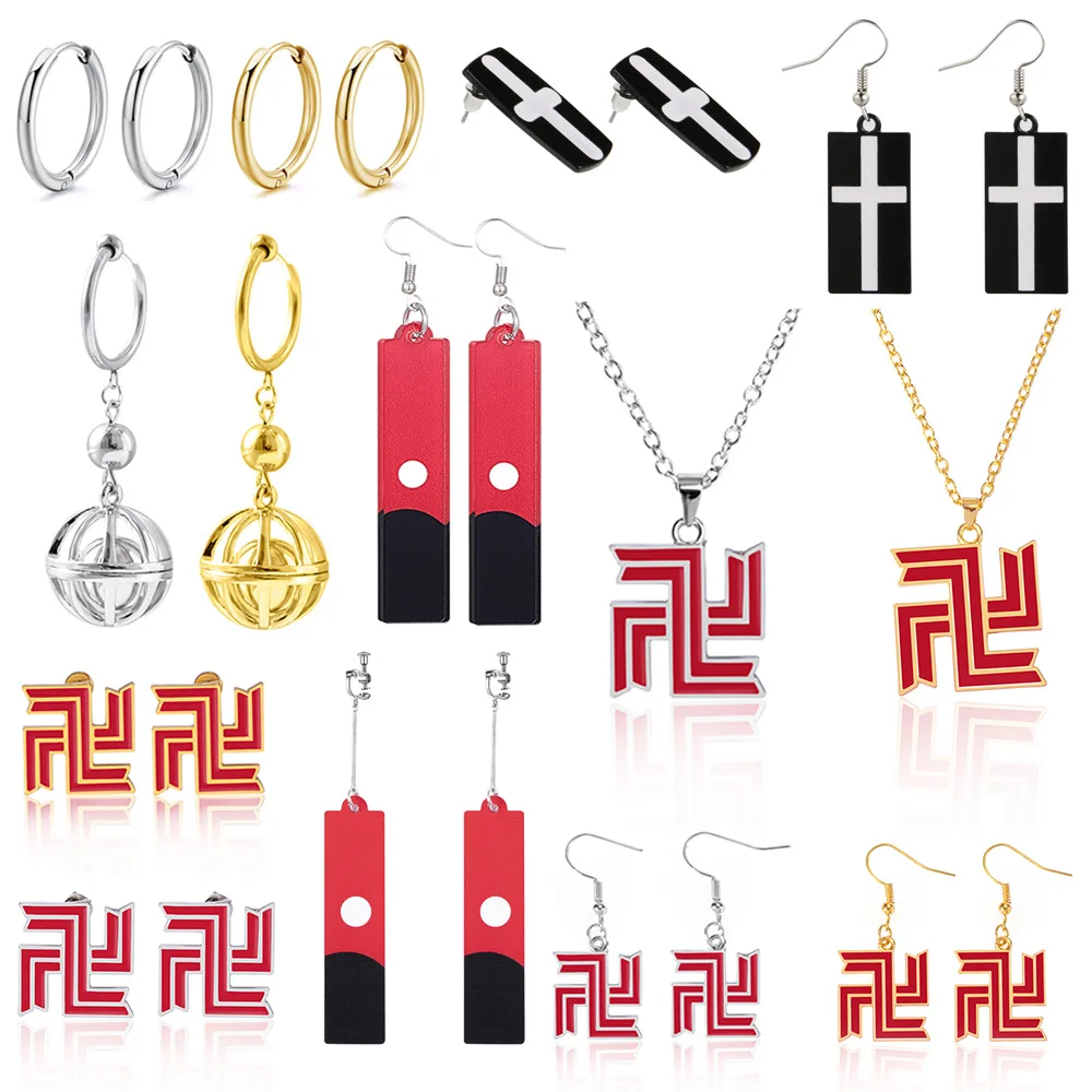 Tokyo Avenger Japanese Manga Kazutora Hanemiya Mitsuya Takashi Izana Kurokawa Acrylic Earrings for Women Men Peripheral Bijoux