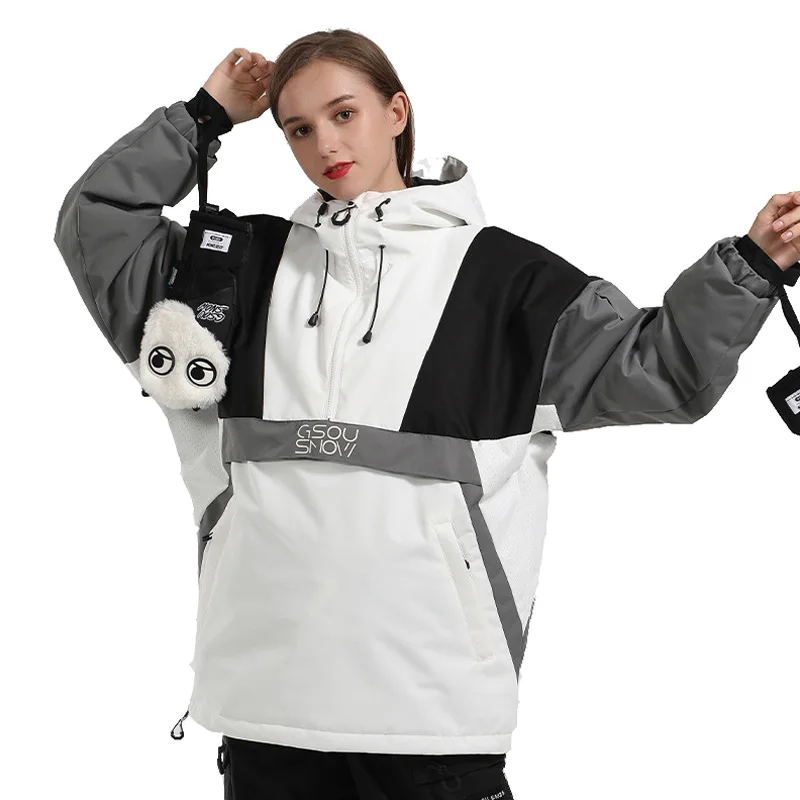 Fashion Pullover Sweater Women's or Men's Snow Suit Wear Snowboarding Clothing Winter 15K Waterproof Costume Ski Jackets Unsex