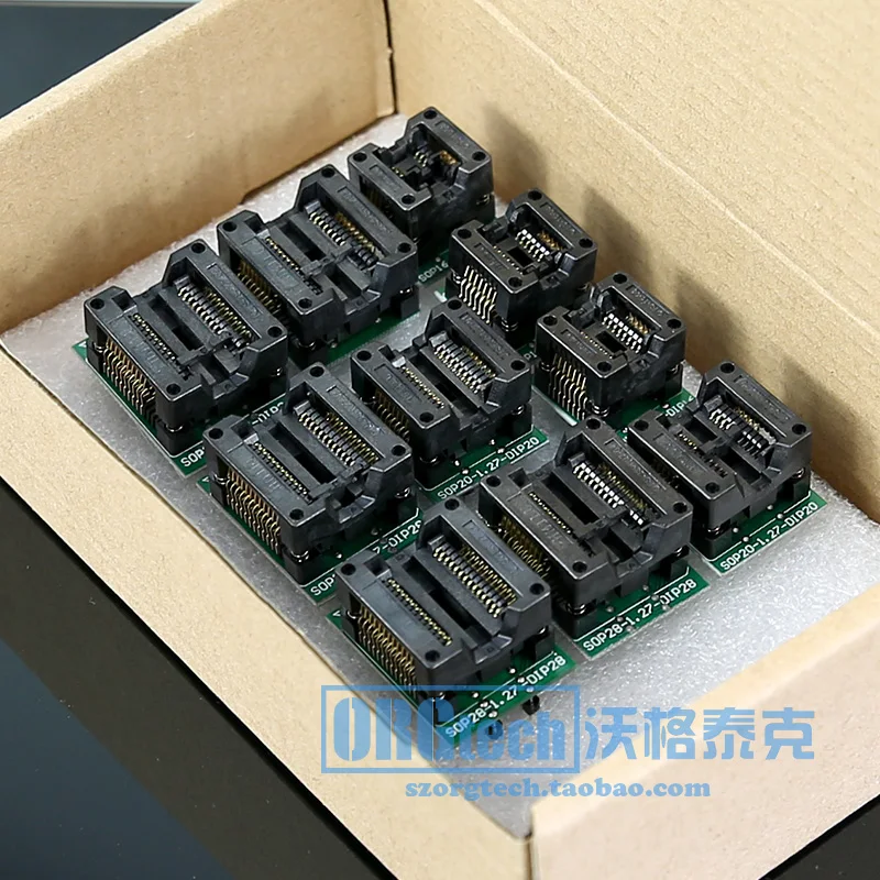 SOP8-Adaptador de Chip de cuerpo ancho y estrecho para asiento de prueba de conversión IC, toma quemada 14/16/18/20/24/28 A DIP