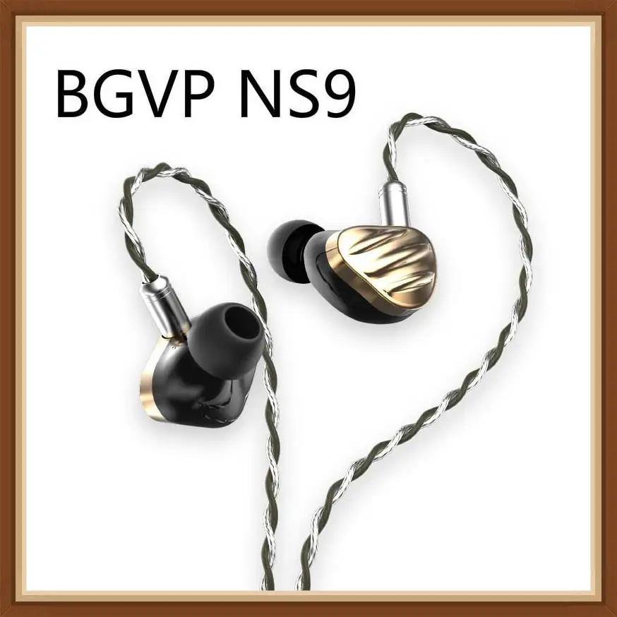 BGVP NS9 Knowles Sonion 7BA+2DD Hybrid Custom Subwoofer In Ear HIFI Music Monitor Audiophile Musician MMCX Earphones Earplugs