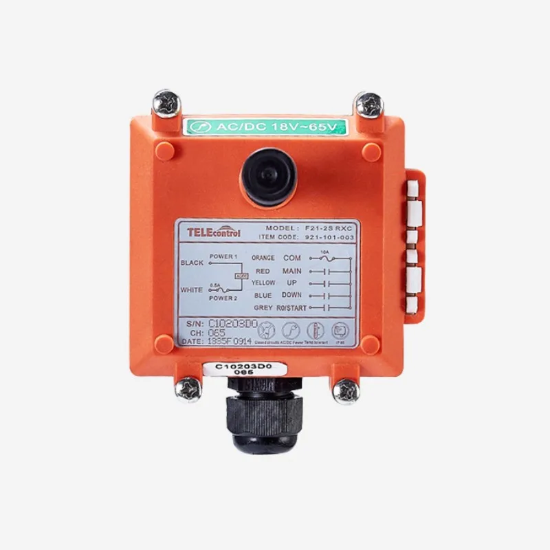 Universal Telecontrol UTING TELECRANE F21-2S Wireless Remote Control Switch 2 3 Single Speed Buttons for Winch Overhead Crane