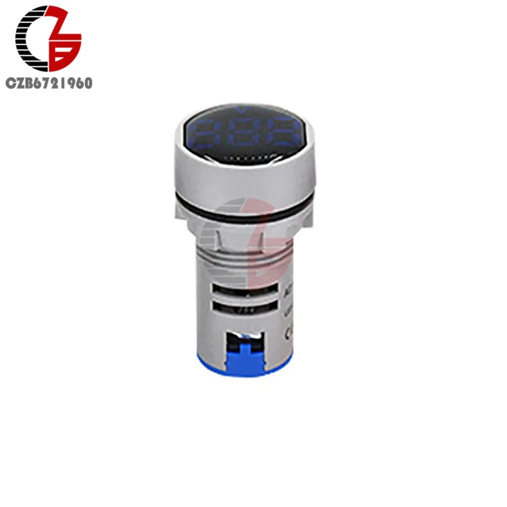 Gebildet Compteur De Fréquence AC 24-500V 20-75Hz - Indicateur LED Vert Rouge (Lot De 2)