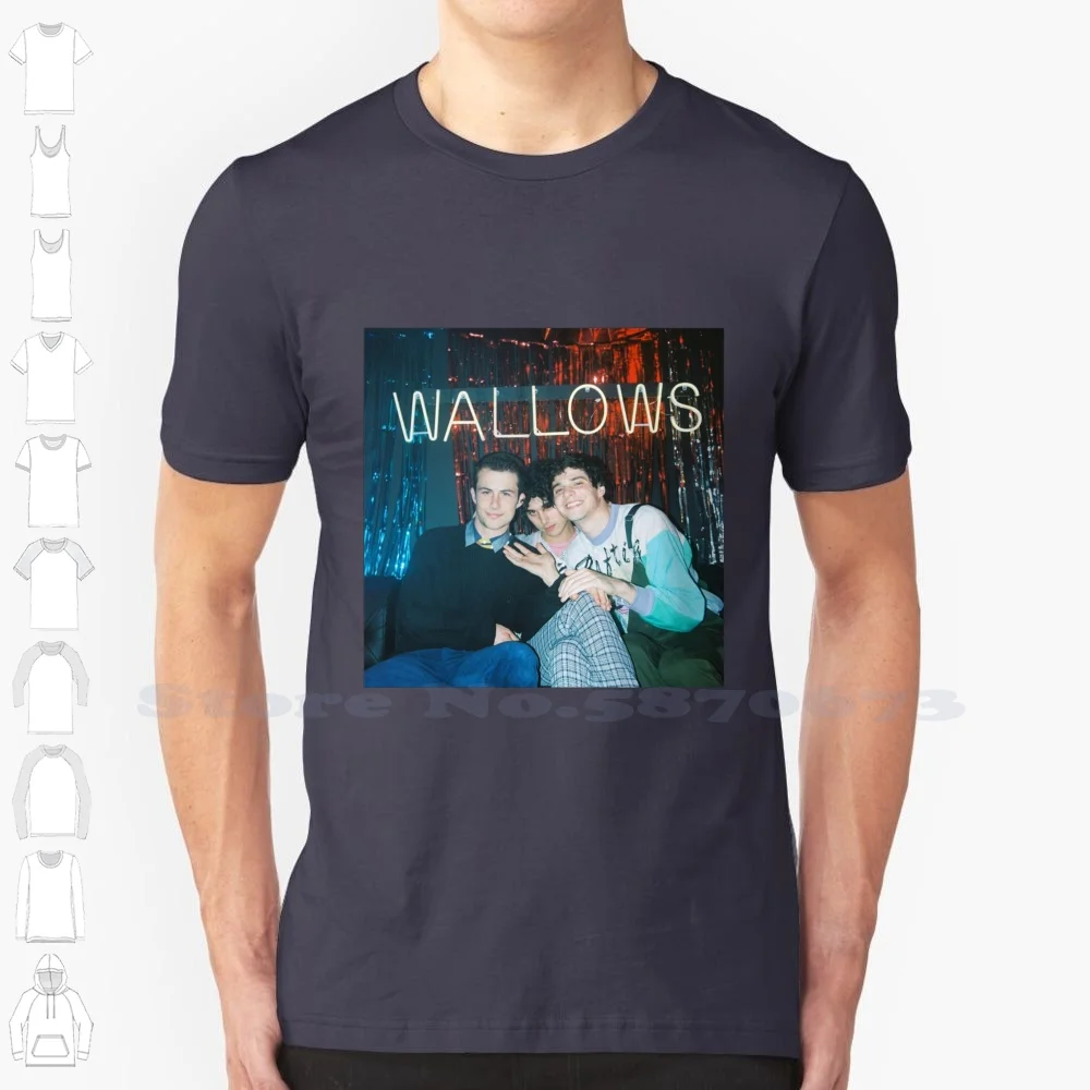 Wallows 100% Cotton T-Shirt Dylan Minnette Cole Preston Alternative Music Aesthetic Braeden Lemasters Clairo Boys Emma