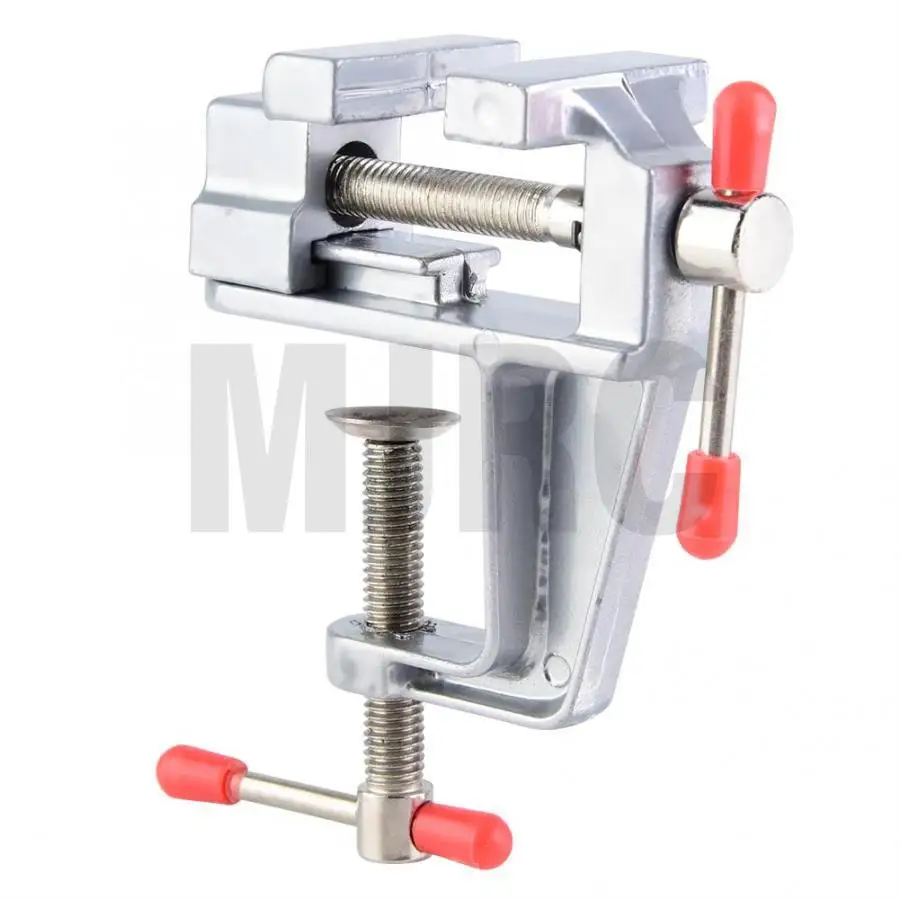 Model Tool Aluminum Alloy Mini Vice Clamp for T-plug/TRX/XT90/XT60-plug Welding DIY Tool Spare Miniature vise table