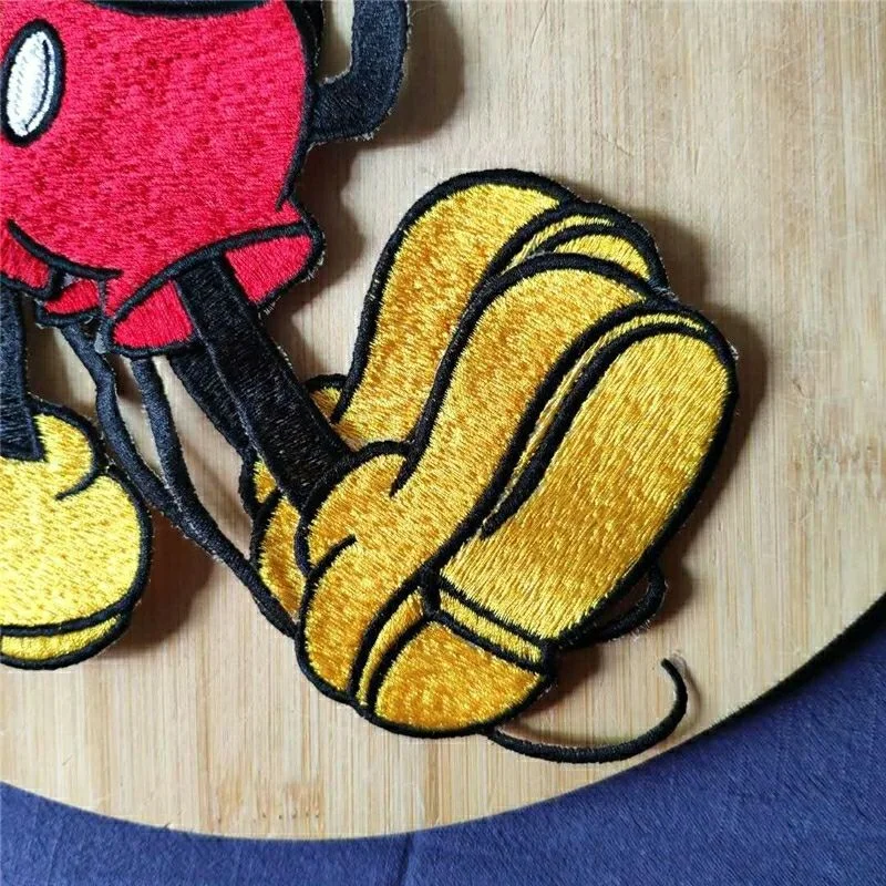 Mickey Mouse Iron on Patches for Kids Jean Pants Sequin Patches for Jeans Jacket Large Mickey Mouse Patch Cute DIY Accessories