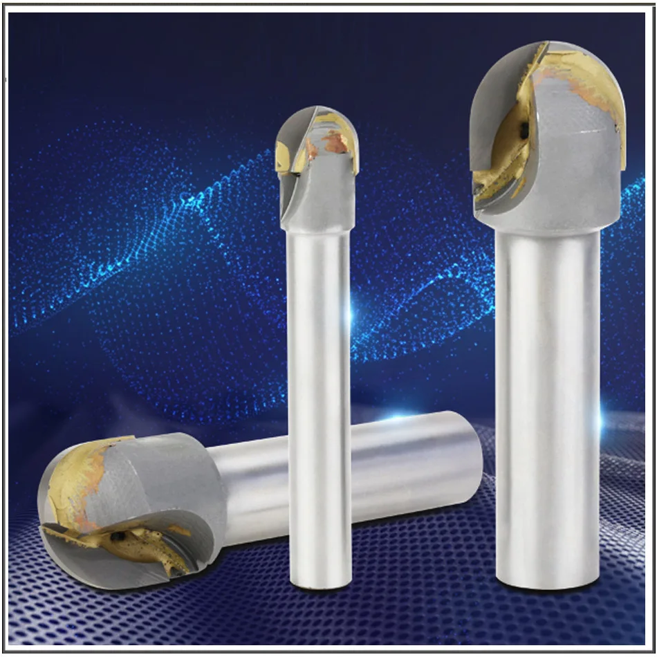 Imagem -04 - Hss Bola Arco Fresa com Carboneto Haste Reta de Alta Velocidade Aço Bola Cabeça Cortador r4 r5 r6 r8 r9 R10 R12 R15 R25 R30
