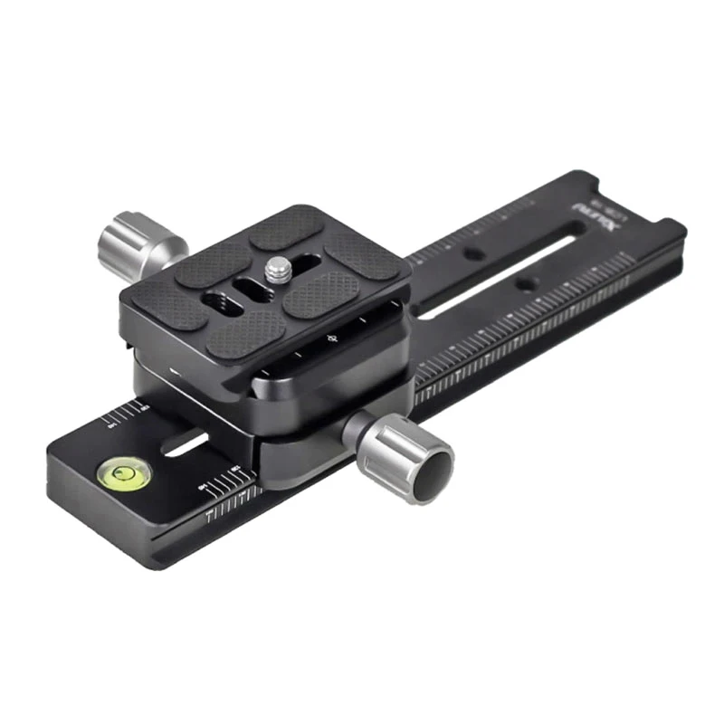 XILETU LCB-18B Multi-function Rail Slider Node Adjustment Gimbal Long Quick Release Plate Clamp Set for DSLR Cameras Tripod