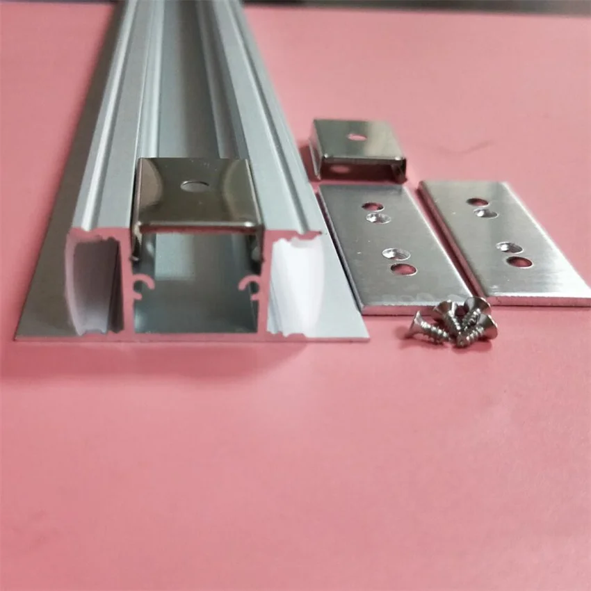 Free Shipping Anodized Surface Channel Shape Aluminum Track Aluminum Profile for Led Strip 2M/Pcs