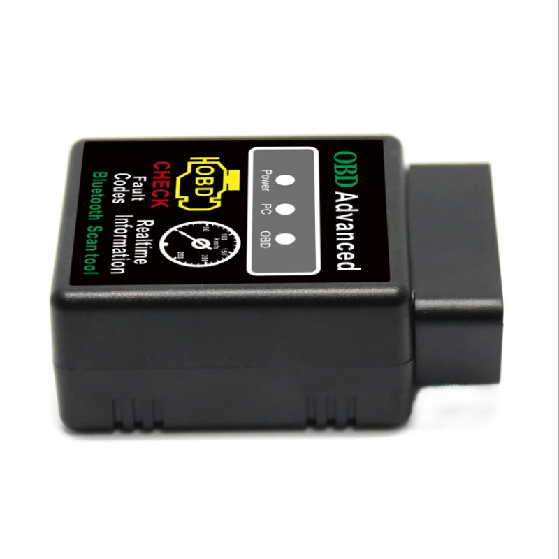 Bluetooth OBD2 Scanner Adapter, Wireless Diagnostic Code Reader OBD II Scan Tool Reset & Clear Check Car Engine Light elm327