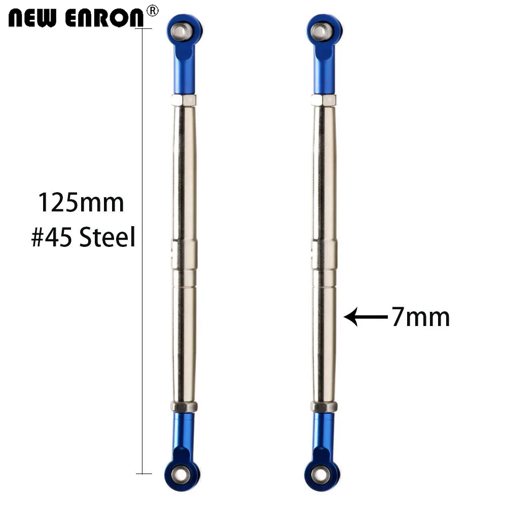 NEW ENRON 2Pcs or 8Pcs Alloy / Steel Adustable Push Rod  Toe links For RC 110 TRAXXAS REVO 53097 Summit 56076  2.0 86086