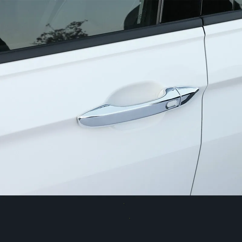 For Volkswagen New VW Tiguan MK2 2017 2018 2019 2020 Chrome Door Handle Cover Car Styling Stickers Auto Accessories