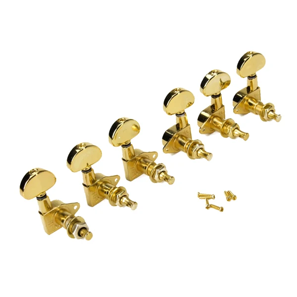 3 لتر 3R موالف أوتاد ضبط مختوم ، آلة رئيسية ، رأس ذهبي ، مناسب لقطع غيتار كهربائي صوتي ، ملحقات