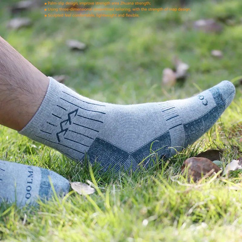 3Pairs/lot 2023 New Men's Quick-drying Coolmax Socks Warm Thermal Thick Socks Casual Terry Socks Meias Masculinas 42 44 46