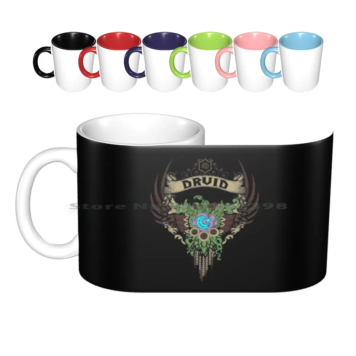 Druid-Elite Edition Ceramic Mugs Coffee Cups Milk Tea Mug World Of World Of Alliance World Of Fangirl Wow World Of Classic