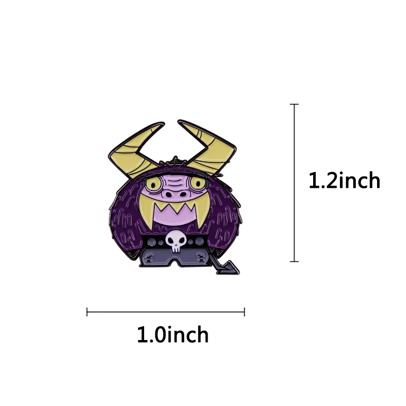Foster Home for Imaginary Friends enamel pin Eduardo brooch badge