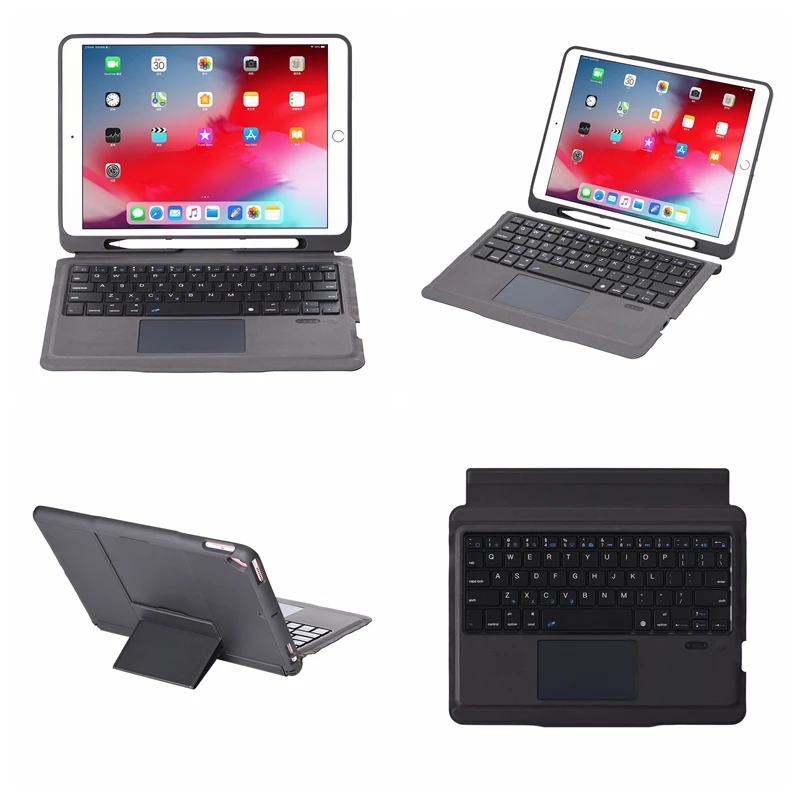 

Pen slot Magnetic Cover for iPad 10.2 8th 7th Air 3 2019 Pro 10.5 inch case Detachable Wireless Bluetooth Keyboard with Touchpad