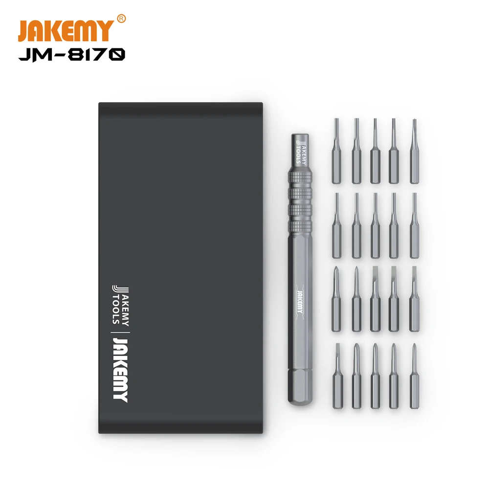 JAKEMY JM-8170 21-IN-1 Magnetic Screwdriver Set Torx Bits Precision Screw Driver Kit for Mobile Phone Computer Repair Tools