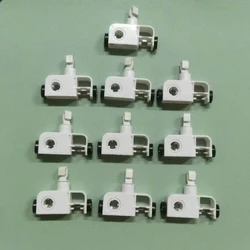 10pcs Vertical Window Blind Stem and Holder White Package of 10 (Covering Treatment Hardware)