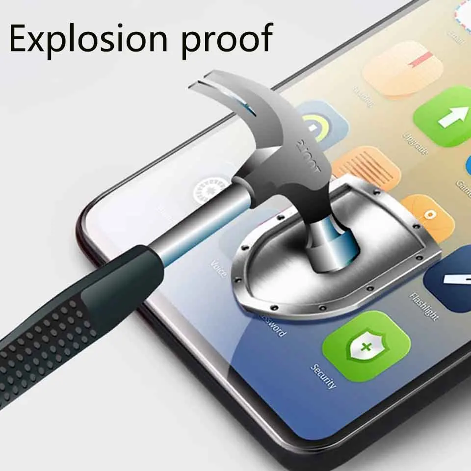 50Pcs/Lot Tempered Glass For Xiaomi 9 Pro Mi 8 10 Lite Screen Protector For Xiaomi MI CC9 5X 6 A2 Play POCO F1 Protective Film