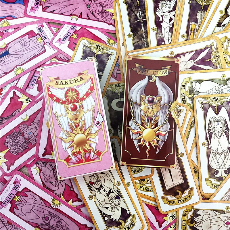 Anime Cardcaptor Sakura Clow Card cosplay prop KINOMOTO SAKURA Card captor Sakura Cards Tarot