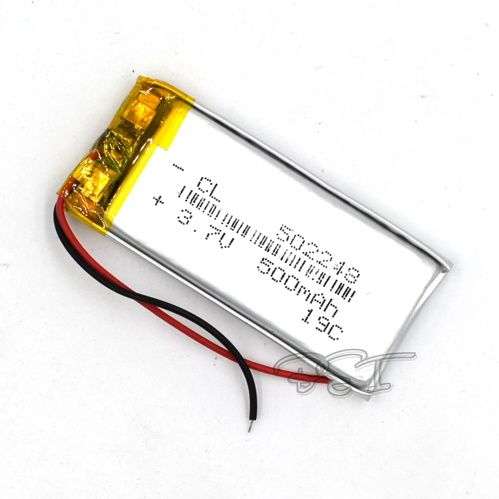 3.7v 500mah recarregável li-polímero 502248 li-ion bateria de pilha de lítio para mp3 mp4 jogo jogador mouse psp lampe alto-falante brinquedos