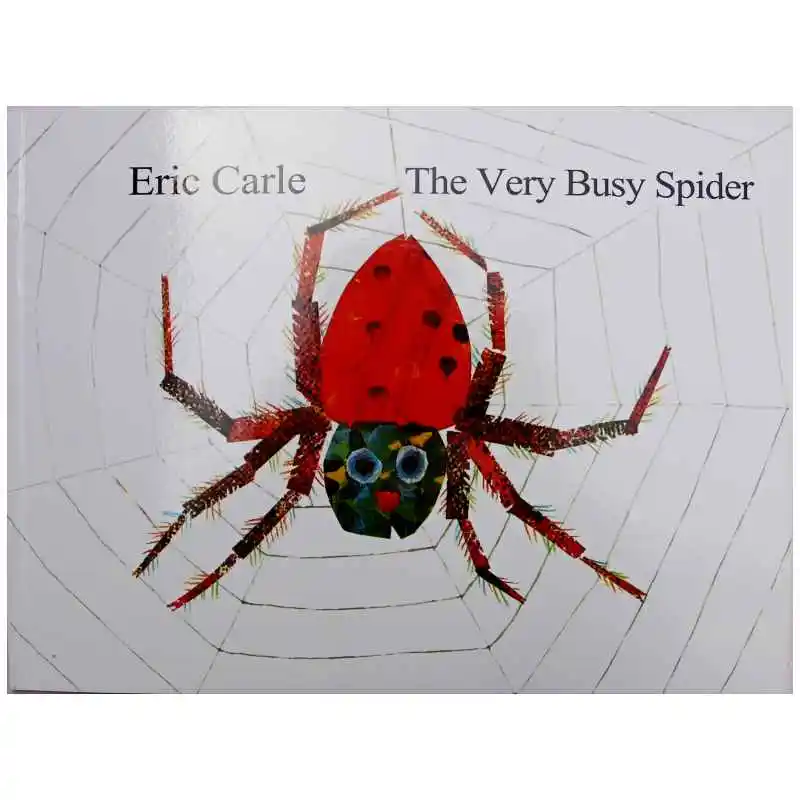 

THE VERY BUSY SPIDER By Eric Carle Educational English Picture Book Learning Card Story Book For Baby Kids Children Gifts