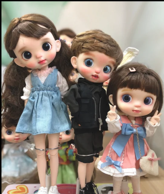 Naughty Cutey STO dolls OB11 doll similar 20cm middle blyth dolls BJD dolls  in jointed body Selling doll with Official clothes - AliExpress