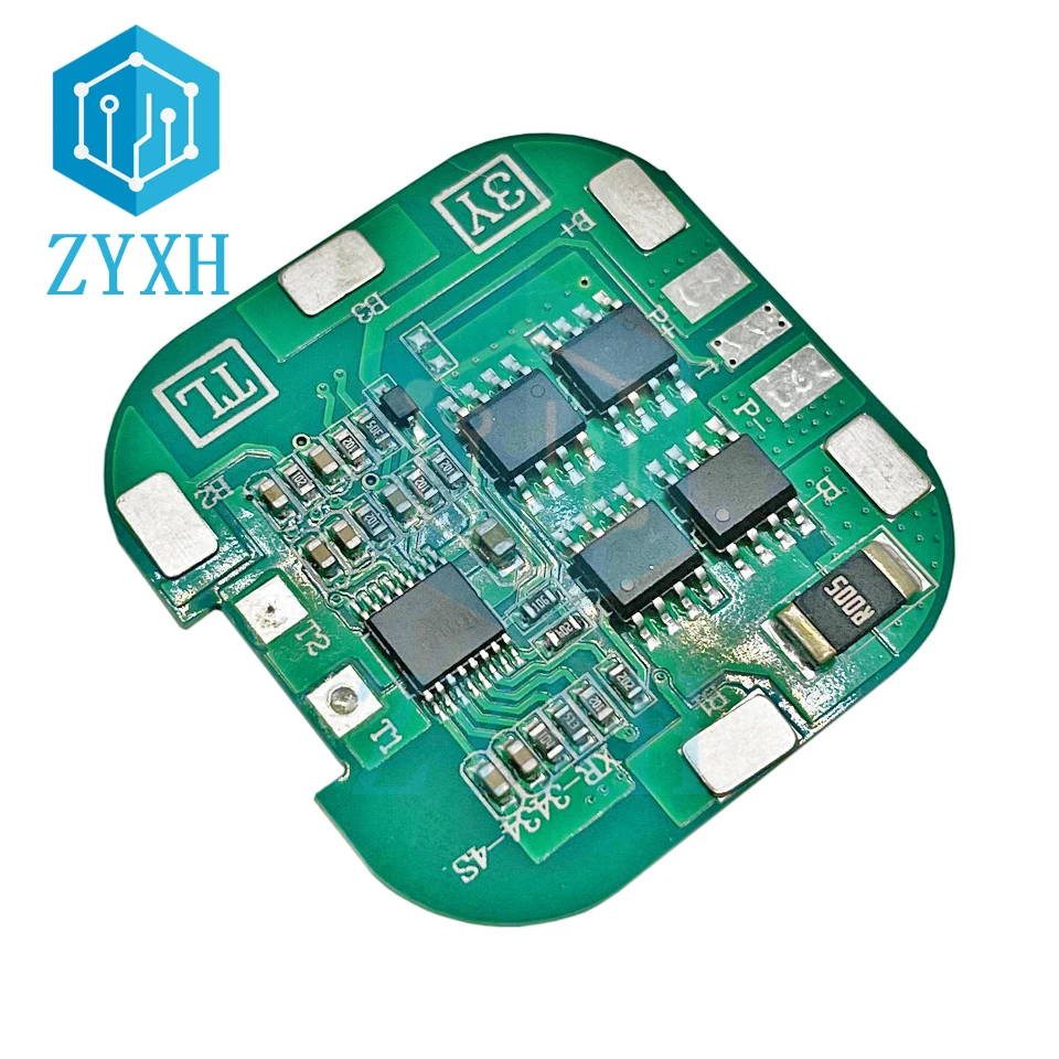 4S BMS 8A 14.8V 18650 Li-ion Lithium Battery Charge Board Square PCB Short Circuit Protection For Drill Motor/Power Bank/LED