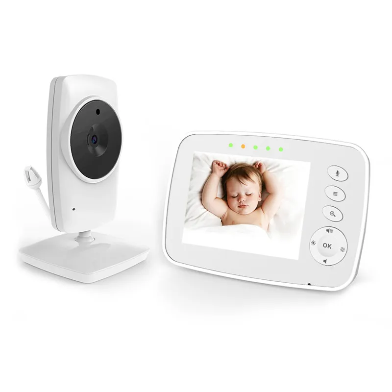 Baby Monitor sem fio Câmera de Segurança, Vídeo e Áudio Night Vision, babá eletrônico, 2 Way Talk, 3,2\