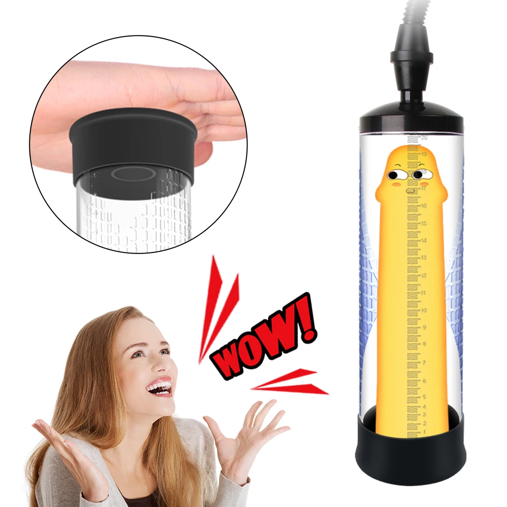 Penis Pump Sex Toys Foam Magnifier Pennis Increase Penise Enlargement Extender Vacuum Pump Cock Enlarger Sexitoys Shop For Men