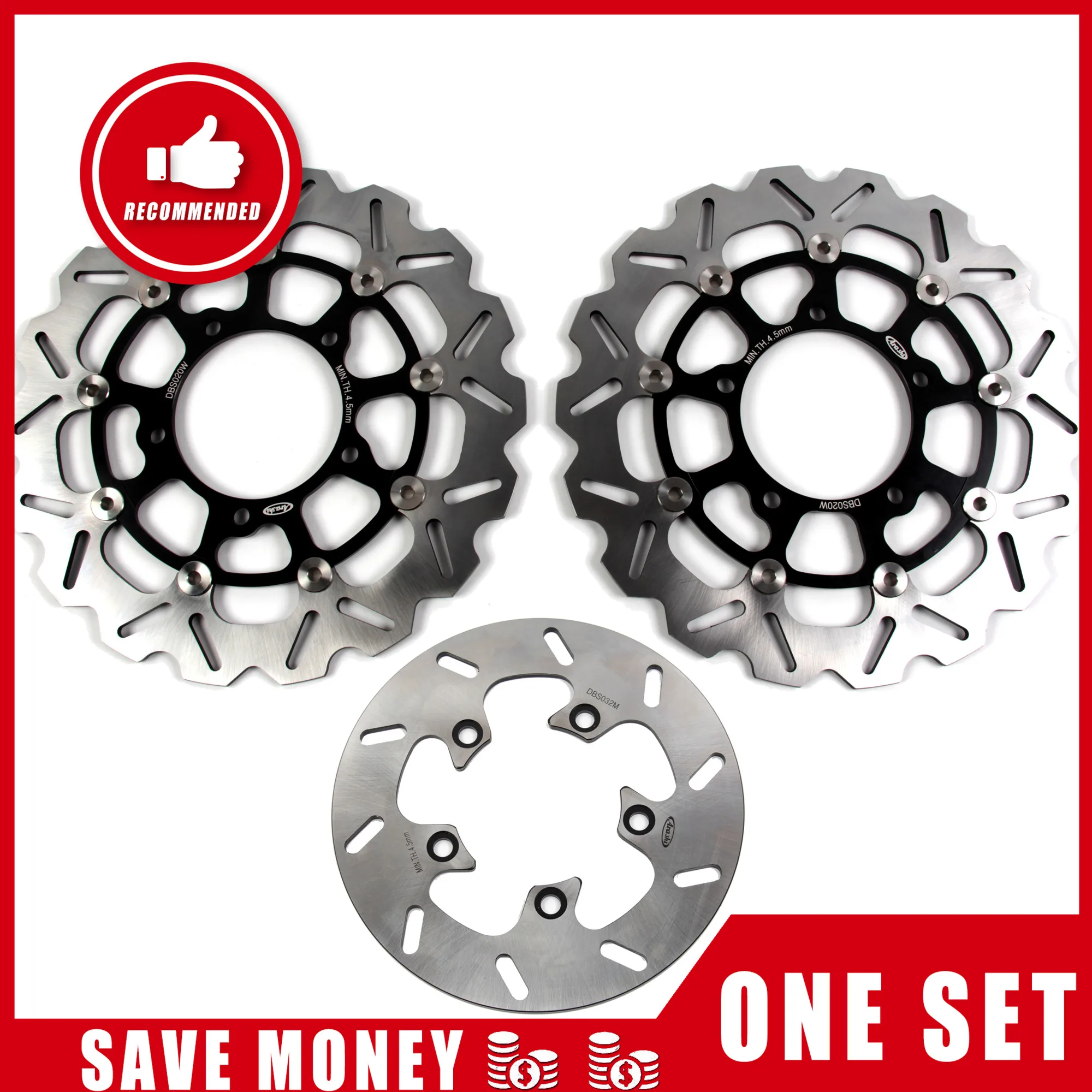 Arashi Voor SUZUKI GSXR750 2006 2007 / GSXR1000 2007 2008 CNC Voor- en Achterrem Schijf Rotor Remblokken GSXR GSX R 750 1000 K7 K8