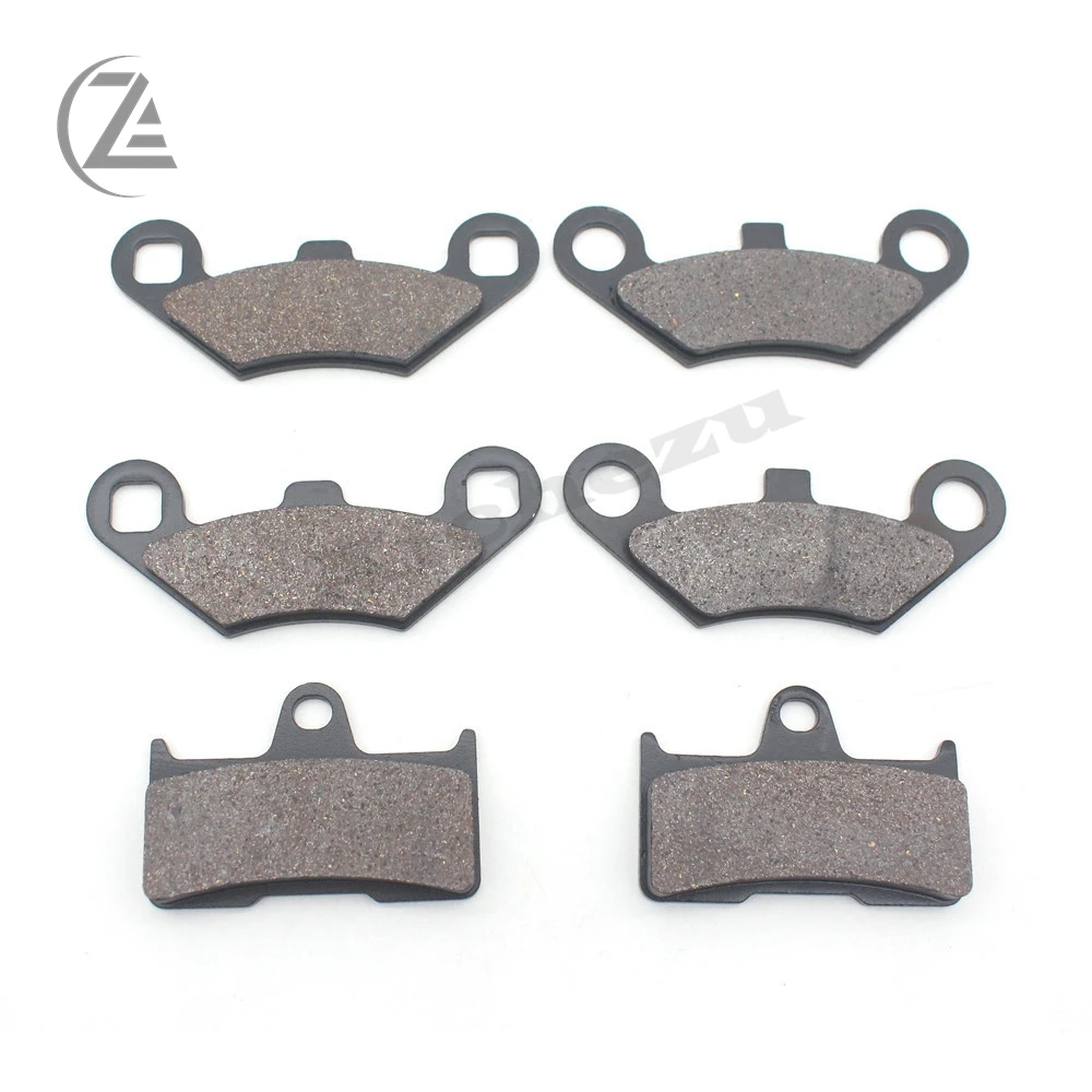 6 Pieces MotoLovee ATV Front 4pcs+Rear 2pcs Semi Metallic Brake Pad Disc Brakes For CF Moto CF500 500CC CF 600 600CC X5 X6 X8 U5