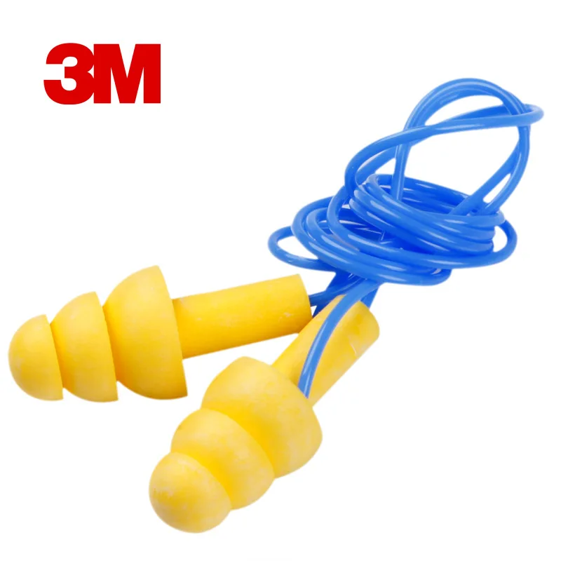 3M 340-4002 Ear Plugs with Straps Anti-noise Earplugs Sleeping Earplugs Christmas Tree Comfortable Ear Protector with Box