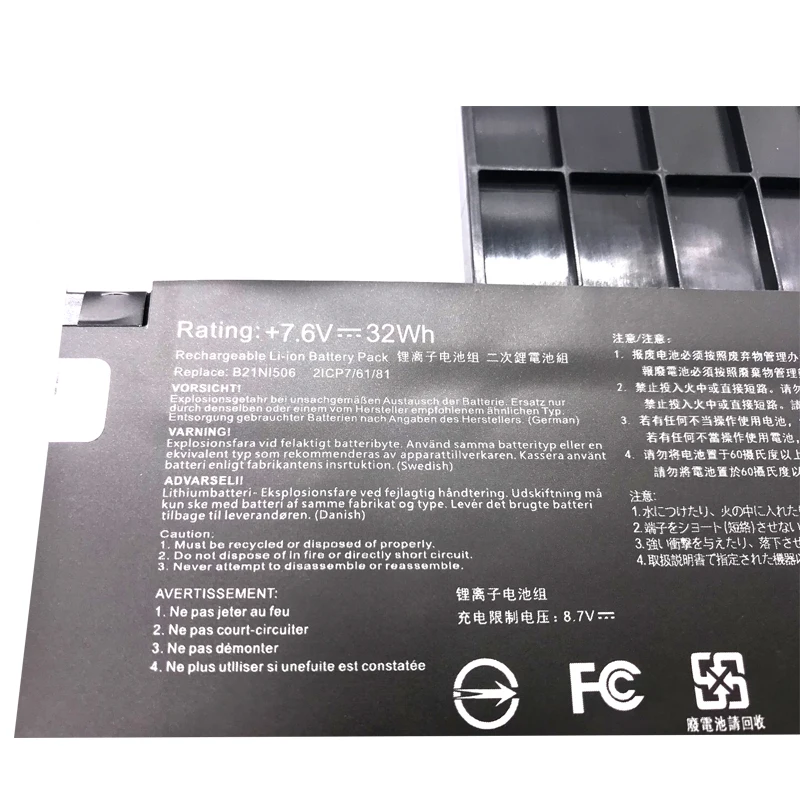 LMDTK New B21N1506 Laptop Battery For Asus EeeBook E502M E502MA E502MS E502SA VivoBook E502NA 7.6V 32WH