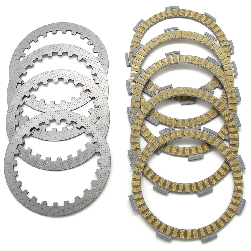 Clutch Friction Disc Plate Kit For Honda XR125L CD185  XL185 XL200R ATC200 XD CD200 TA CM185 CM200 CTX200/CTX 200 A Bushlander