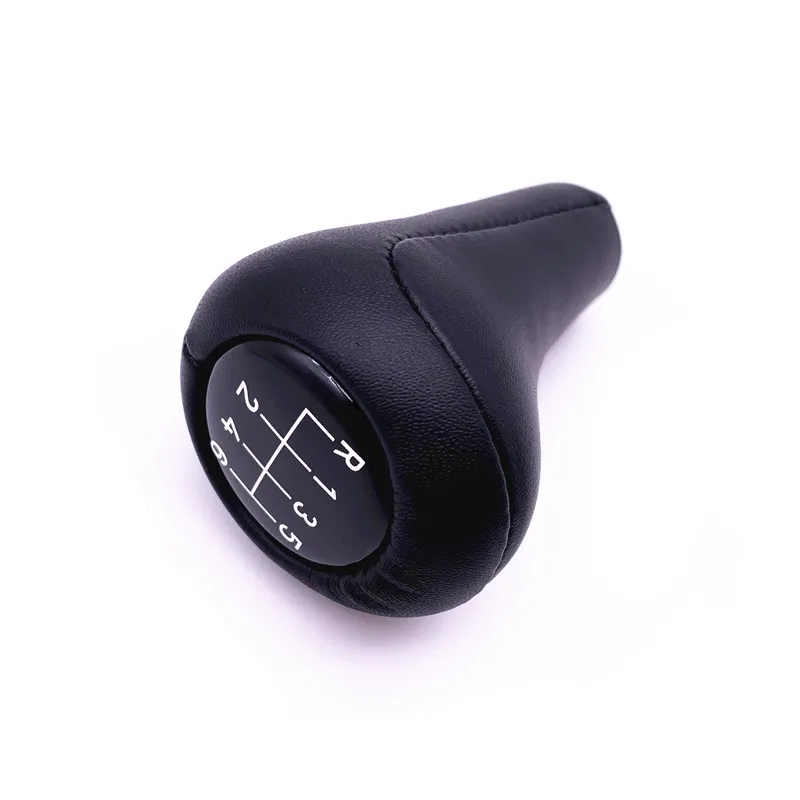 56 Speed Leather Gear Shift Knob for BMW E28 E30 E32 E34 E36 E38 E39 E46 X1 X3 X5 Z1 Z3 Z4 Pen POMO Shifter Stick Lever Headball