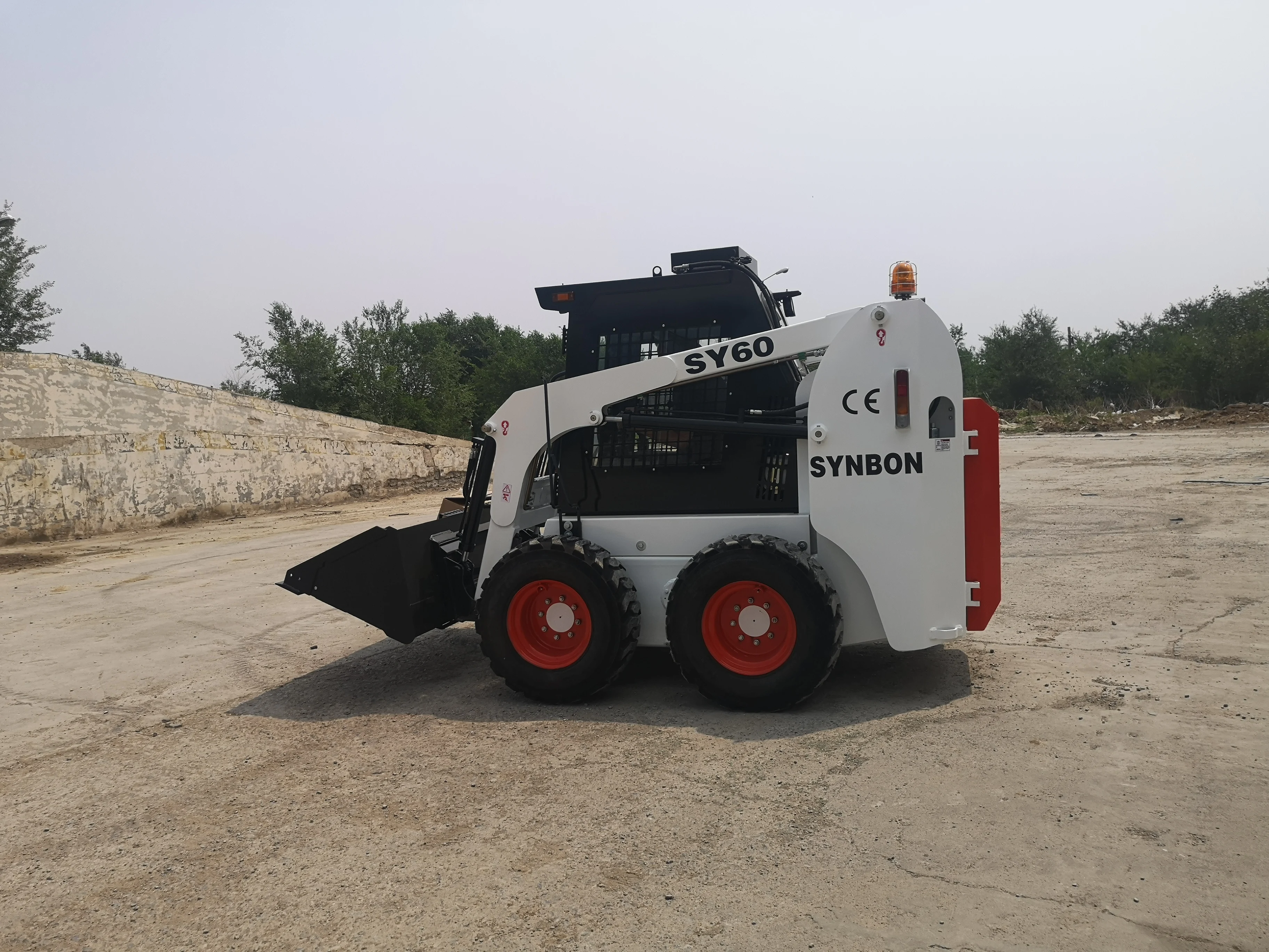 SYNBON Mini Front Loader Full-Hydraulic Skid Steer Earth Auger  SY60