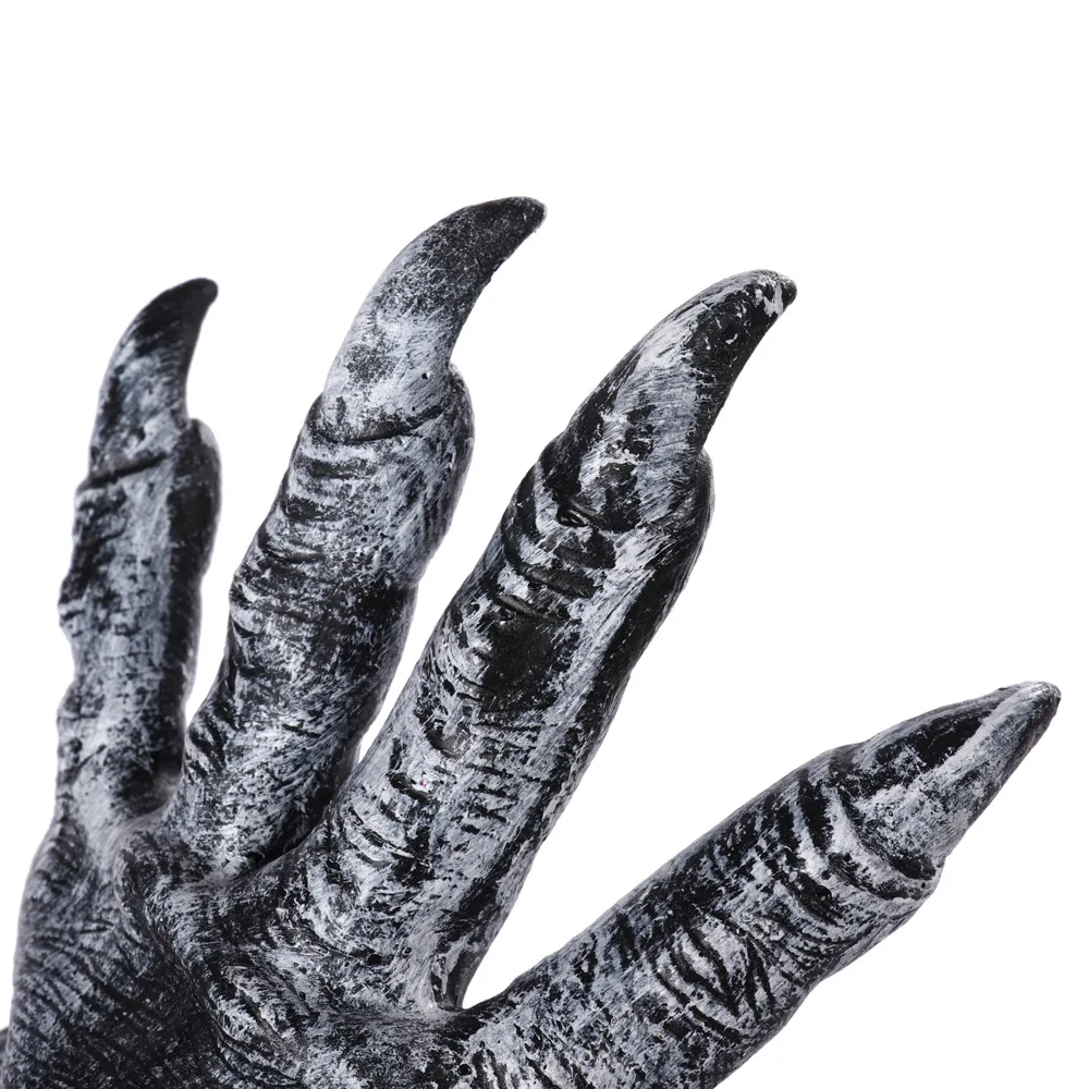 Roleparty Gloves Gift Cosplay Halloween Werewolf Ghost Festival Hairy Beast  Simulation Wolf Claw  Drop Shipping