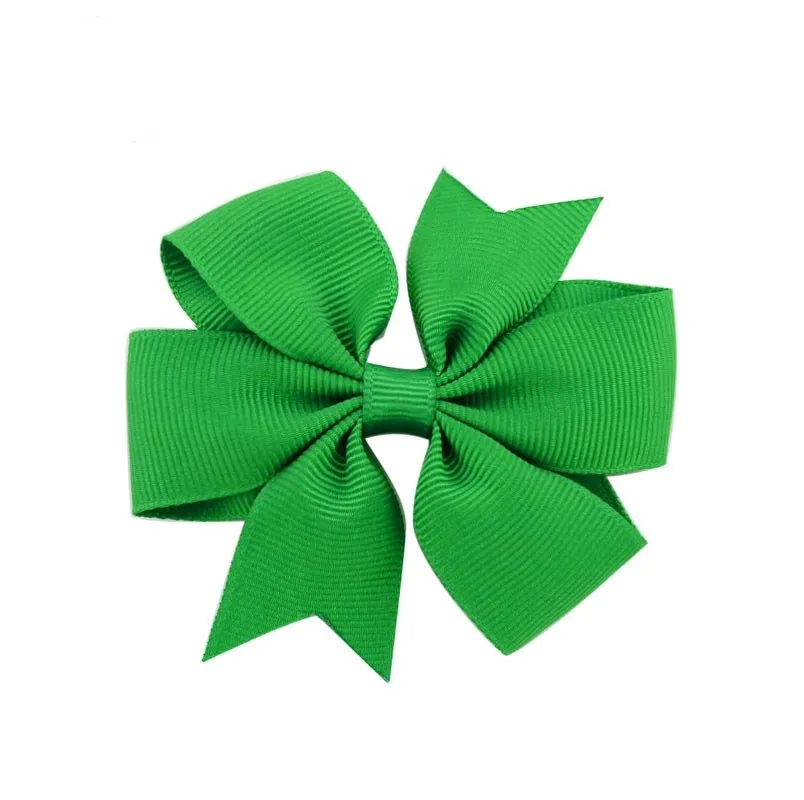 High Quality Grosgrain Ribbon Hair Bow Tie WITH/WITHOUT Clip Kids Hairpin Headwear Bowknot Accessories