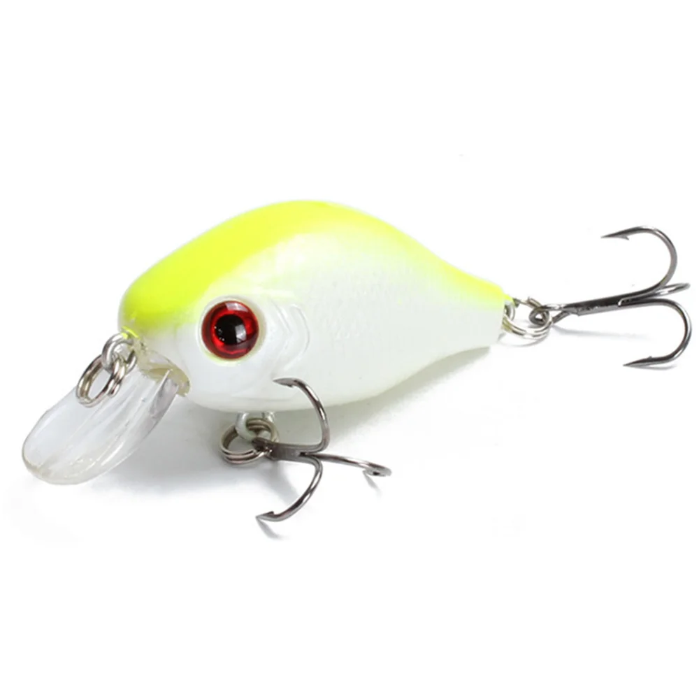 1 sztuk pływające korba przynęty 5.5cm 7.6g Trolling sztuczne tworzywo sztuczne twarde przynęty wędkarskie szczupak Bass Crankbait Wobbler Pesca